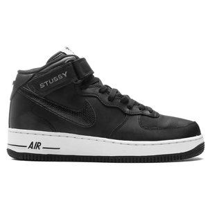 Brand New In Box Nike Air Force 1 Mid Stussy Black Size 12